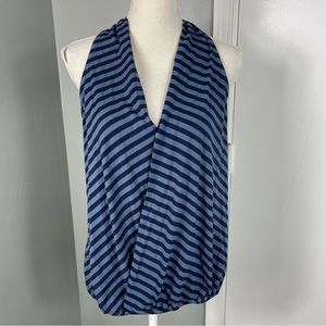 Splendid || Striped‎ Wrap Blouse Size L